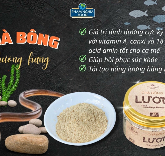 Chà Bông Lươn Thượng Hạng Phạm Nghĩa hũ 40g