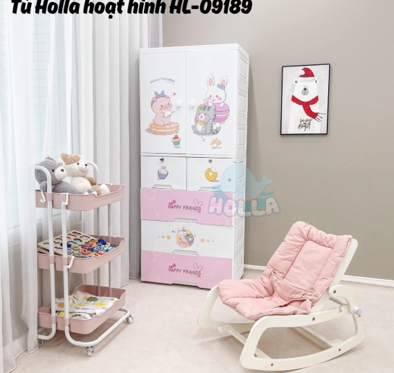 Tủ 5 Tầng Hoạt Hình Holla HL-09193