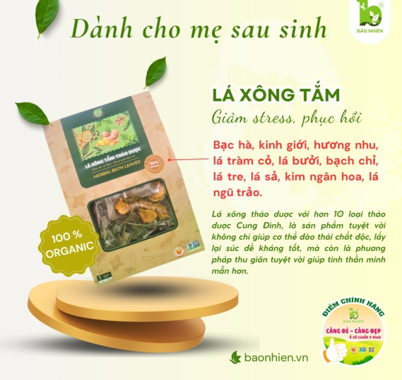 Lá Xông Thảo Dược Bảo Nhiên