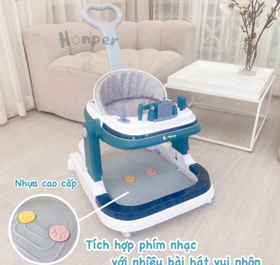 XE ĐẨY TẬP ĐI KIÊM BẬP BÊNH HONPER