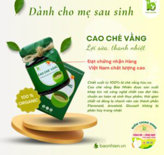 Cao chè vằng lợi sữa 120,000₫