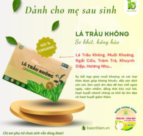 Lá trầu không phục hồi vùng kín 190,000₫