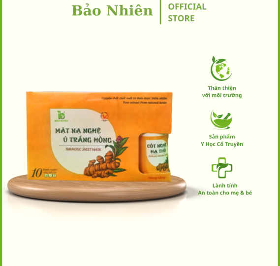 Mặt Nạ Nghệ Ủ Trắng Hồng Bảo Nhiên