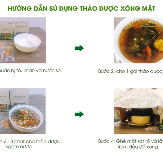 Thảo dược xông mặt Bảo Nhiên