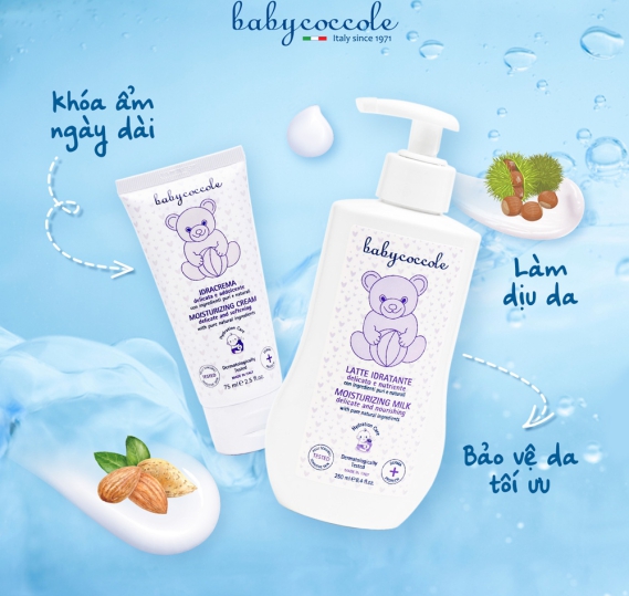 SỮA DƯỠNG ẨM CHIẾT XUẤT HẠNH NHÂN BABYCOCCOLE 0M+