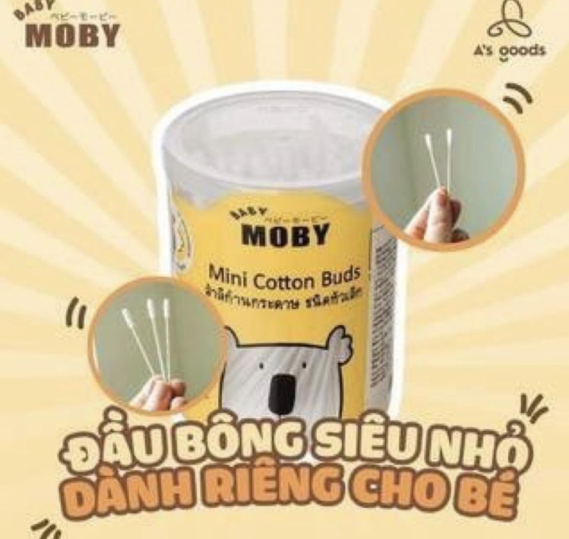 Tăm bông cho bé