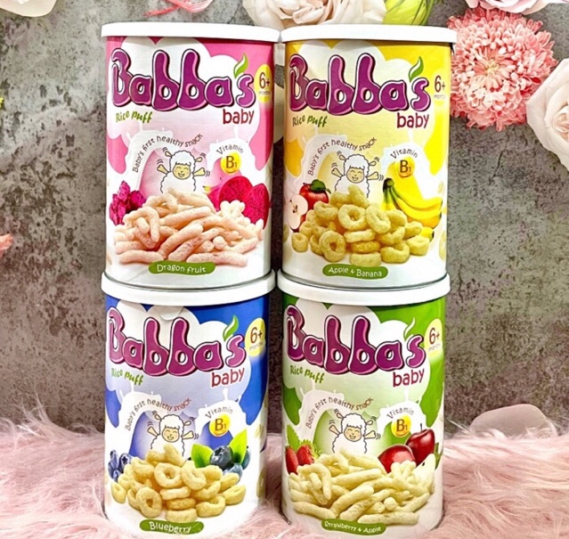 Bánh ăn dặm Babbas 45g dành cho bé từ 6 tháng +