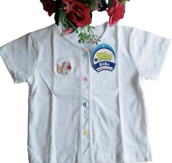 Áo thun cotton tay ngắn BiBo số 1-2-3