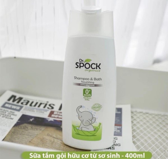 SỮA TẮM GỘI HỮU CƠ DR.SPOCK ORGANICS (0M+)