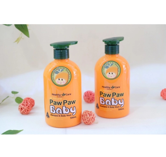 SỮA TẮM GỘI PAW PAW BABY HEALTHY CARE 500ML CỦA ÚC CHO TRẺ