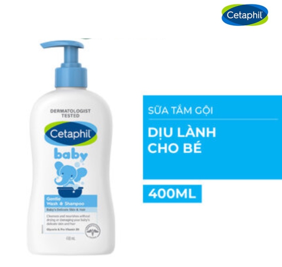 SỮA TẮM GỘI CHO TRẺ EM CETAPHIL BABY GENTLE 400ML