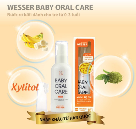 Nước rơ lưỡi Wesser 80g