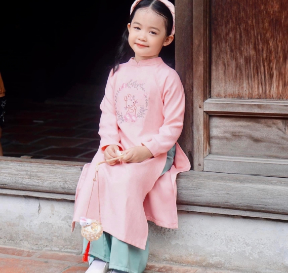 Áo dài bé size 14-40kg
