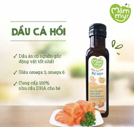 Dầu cá hồi bổ não Mămmy