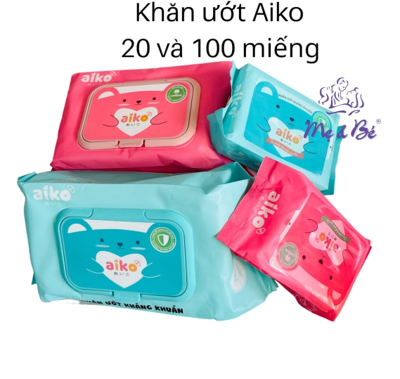 Khăn ướt AIKO 100 miếng không mùi