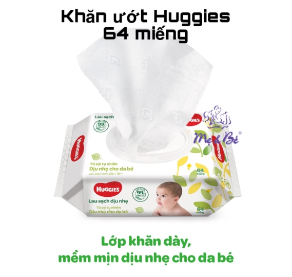 Khăn ướt Huggies 64 miếng