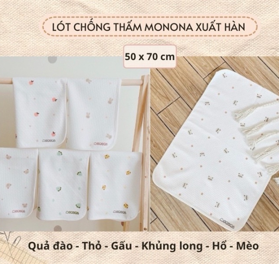 Lót chống thấm Monona xuất hàn 50x70cm